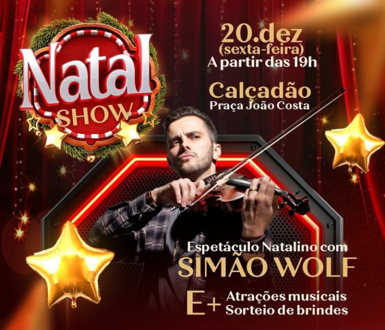 Uma Noite de Magia e Encantamento nesta sexta, no Calçadão