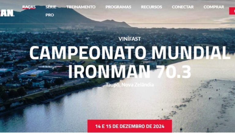 Atleta lageana está na Nova Zelândia para o Mundial de Ironman
