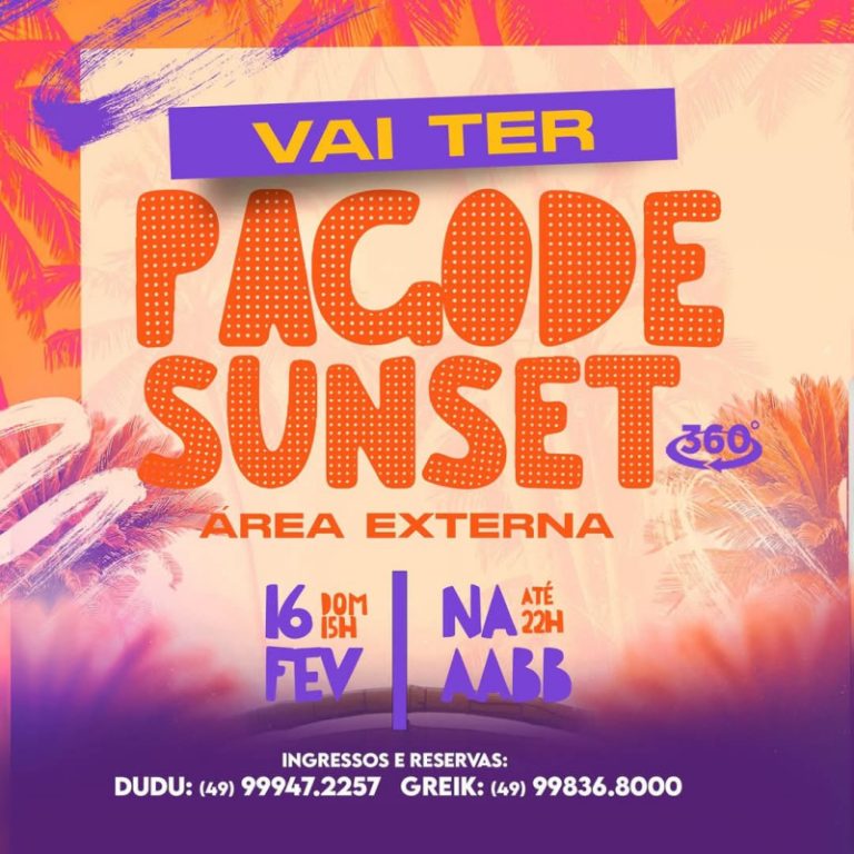 Pagode Sunset na AABB