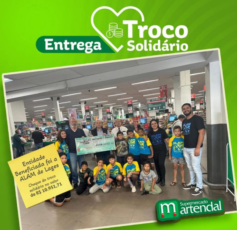 Troco Solidário Martendal entregue à ALAM