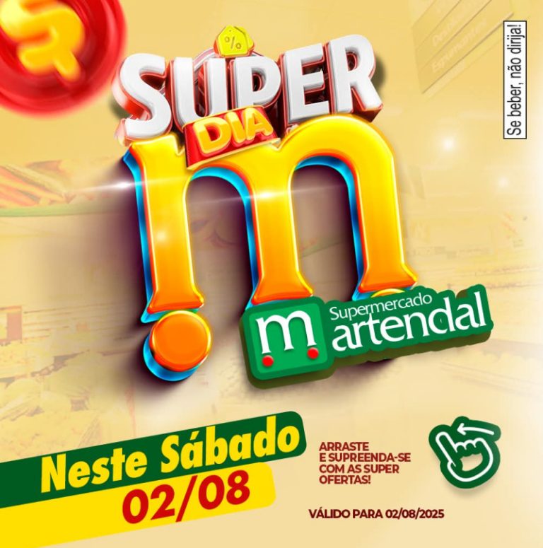 Sábado é DIA M Martendal com ofertas inacreditáveis
