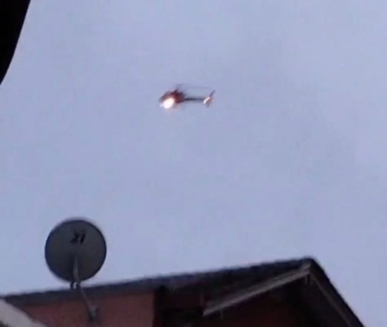 Helicóptero da Civil acorda Lages