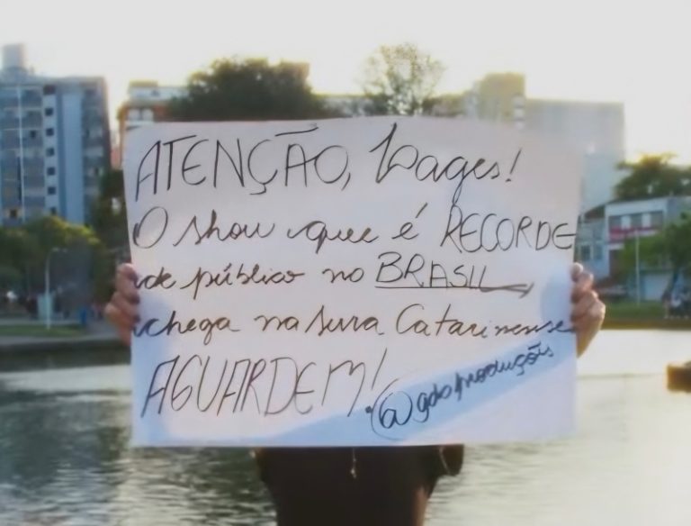 GDO inova para anunciar show em Lages