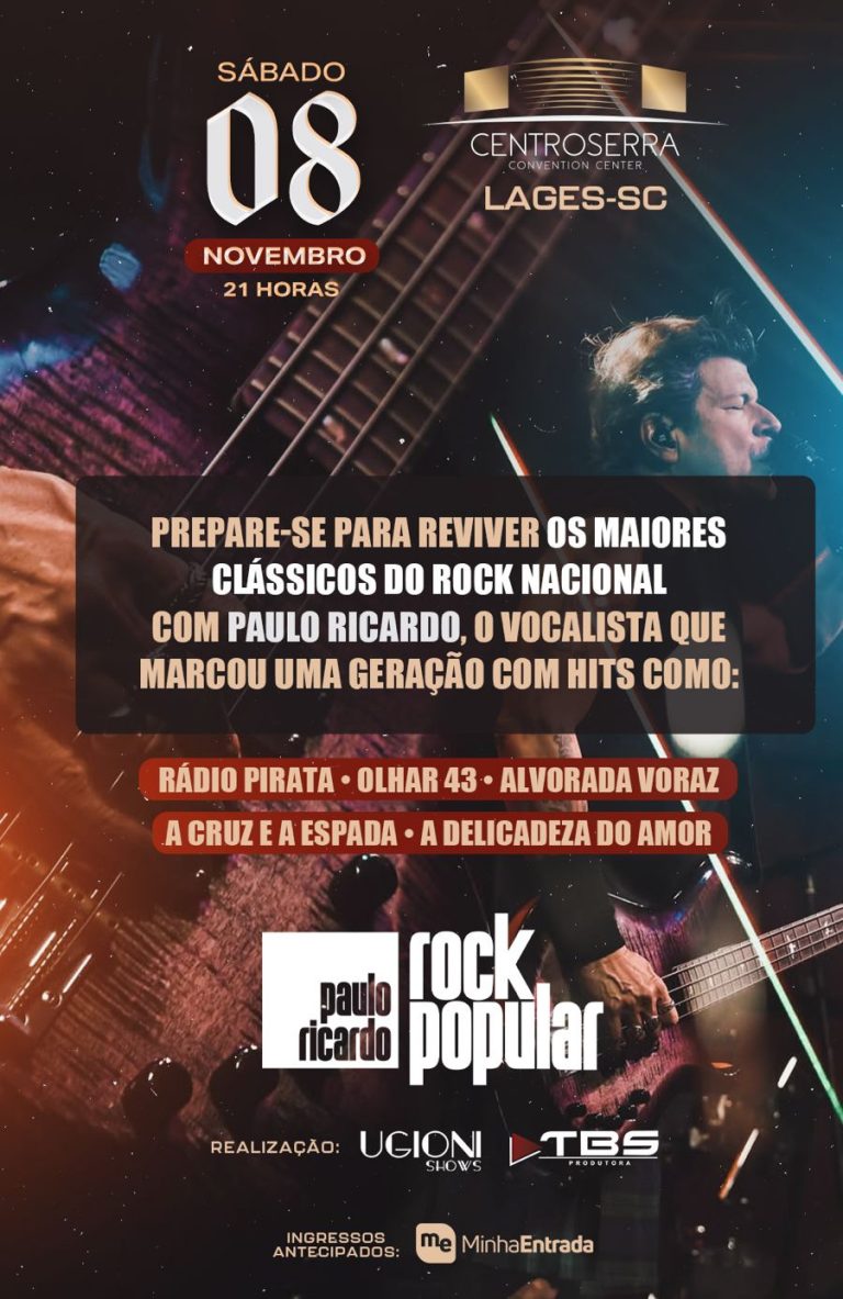 Paulo Ricardo em Lages!