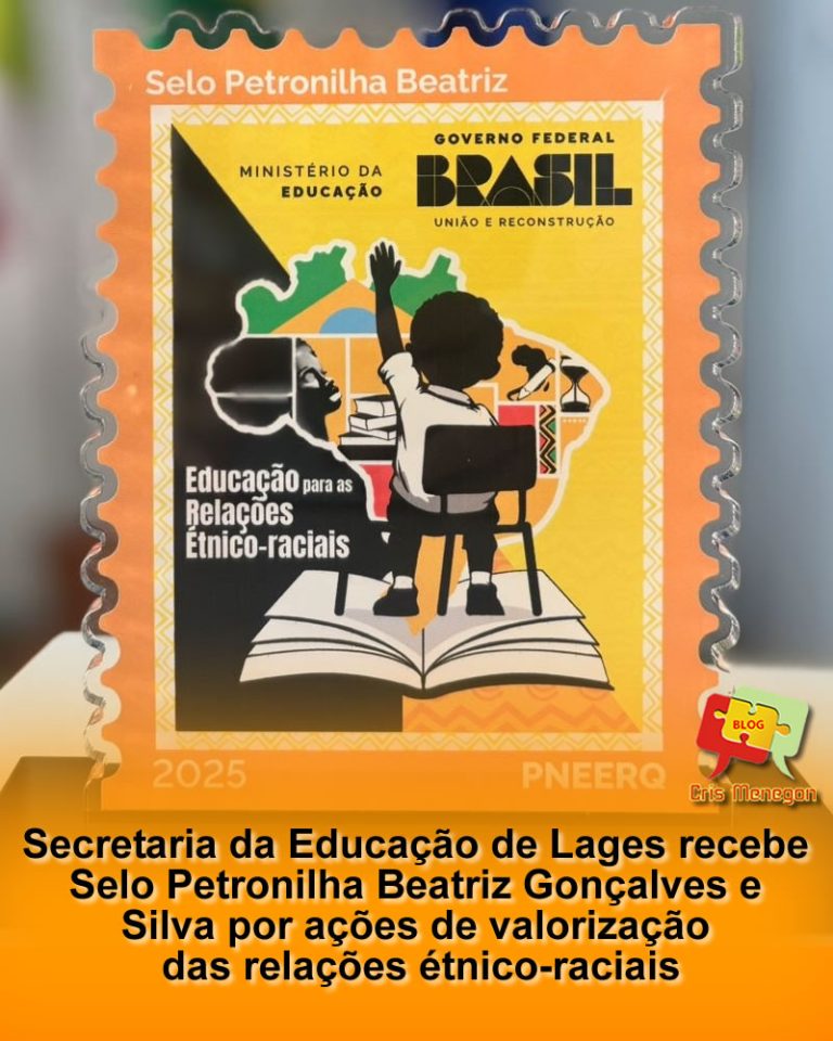 Secretaria da Educação de Lages recebe Selo Petronilha Beatriz Gonçalves e Silva por ações de valorização das relações étnico-raciais