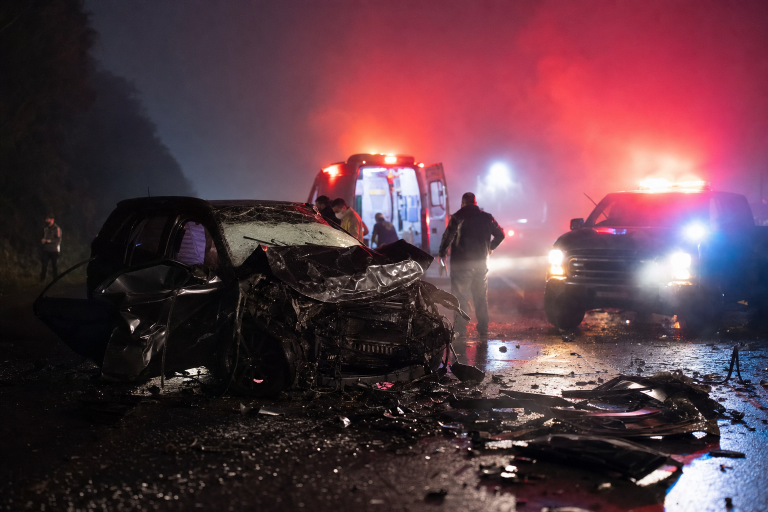 Vice-prefeito de Lages, Jair Júnior, fica em estado grave após colidir BMW de frente com caminhão na BR-116 em meio a perseguição policial relacionada a mandado de prisão por violência doméstica