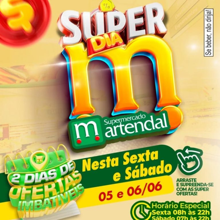 DIA M: nesta sexta e sábado tem dois dias de super ofertas Martendal