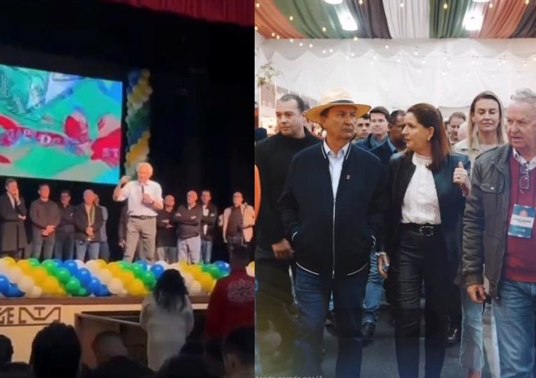 FESTA DO PINHÃO: Caiado e Jorginho marcam presença no evento