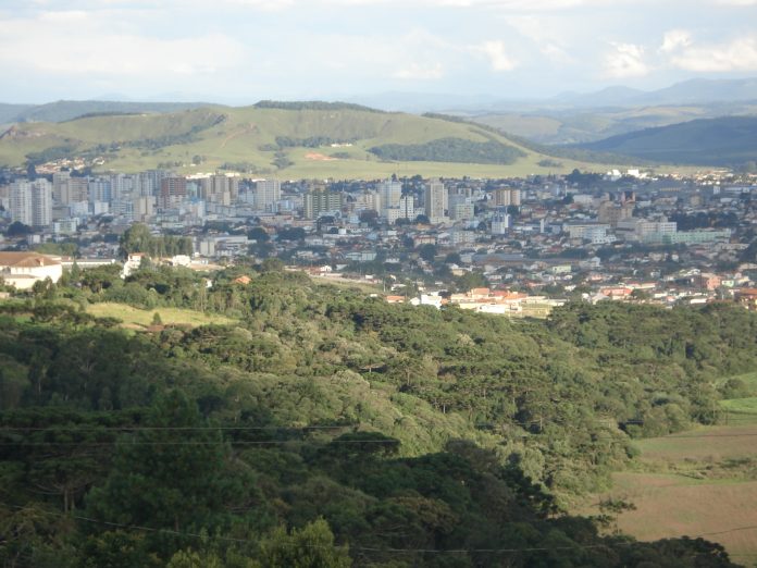 Área central de Lages em fotografia de arquivo de 2008. Imagem ilustrativa; não registra o acontecimento relatado.